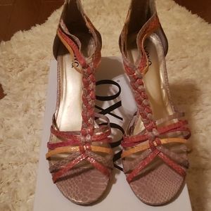 XOXO wedge sandals